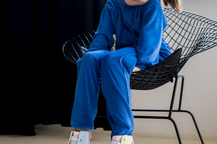 KBACK TO SCHOOL Z LIMONE SPRAWŹ NASZE PROPOZYCJE omplet dresowy welurowy dziecięcy Kaya kids chaber